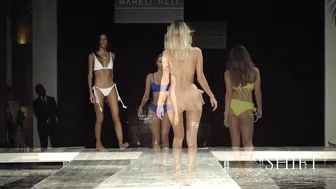 CHLOE MARGEAUX AVENAIM Modeling Bikinis for MAHELI HELI Fashion Show 2019 4K #7