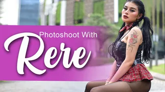 Photoshoot with RERE | model imut n cantik yang selau cool