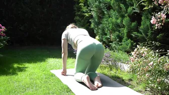 yoga with flowers♥️♥️♥️♥️ #9