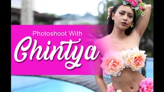 Photoshoot with Chintya | Yang lagi Berbunga Bunga