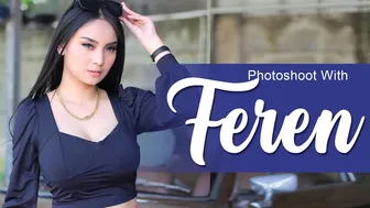 Photoshoot With FEREN | model cantik yang pemalu dan pendiam nih