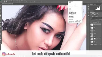 Beauty Retouch | Selection Path, Change background, skin tone, liquify #10