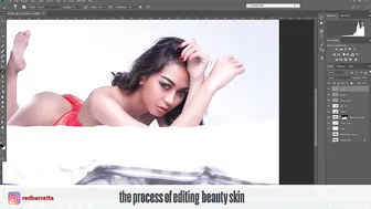 Beauty Retouch | Selection Path, Change background, skin tone, liquify #7