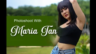 Photoshoot With MARIA TAN | Model cantik ini selalu bikin geregetan