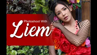 Photoshoot with LIEM LYNA | Model cantik dengan konsep bunga