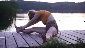 RELAXING: evening yoga on a bridge♥️♥️♥️♥️ #10