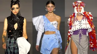 LVIV FASHION SCHOOL : Lviv Geometry NOSS2021 Ukrainian Fashion Week in 4K #1