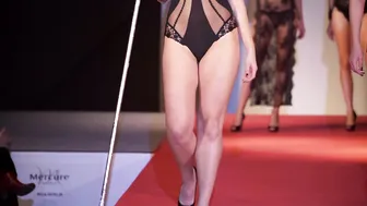 BLACK SECRET - SEXY LINGERIE Fashion Event KÖRPERNAH Nov 2017 in 4K #2