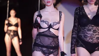 BLACK SECRET - SEXY LINGERIE Fashion Event KÖRPERNAH Nov 2017 in 4K #3