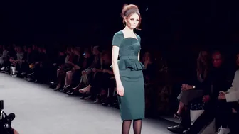 LENA HOSCHEK AW 2015 Mercedes-Benz Fashion Week Berlin in 4K #8