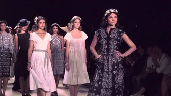 Lena Hoschek finale SS2016 Mercedes-Benz Fashion Week Berlin in 4K