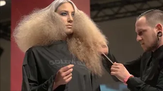 d. machts hairshow and marina hoermanseder avantgarde at Berlin fashion week July 2013