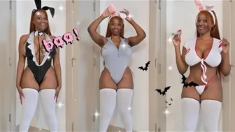 ♡ BUNNIE HALLOWEENN COSTUME TRY ON HAUL︱ LILY DIOR ♡