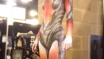 Body Painting Klaudia at Monsterpalooza 2022 #6