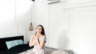 "Warmth to Winter" Dance Party Music Video in my White Bedroom Cottage, Bali #8