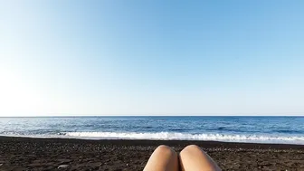 how to breathe in a way that brings you joy - yoga on the beach #6