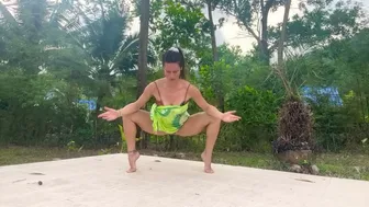 Balancing on Feet Yoga Flow to "Water Heal My Body" in Koh Change, Thailand at Sunrise!