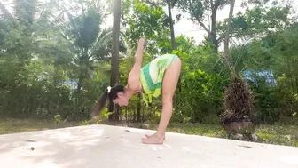 Balancing on Feet Yoga Flow to "Water Heal My Body" in Koh Change, Thailand at Sunrise! #3