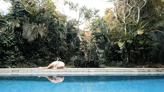 Intuitive Yoga Flow with Nature Sounds and Relaxing Music at Canggu Villa in Bali (Part 2/2) #2