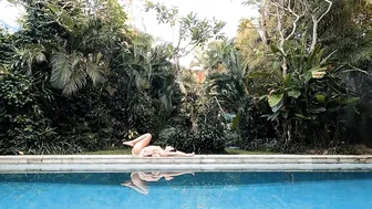 Intuitive Yoga Flow with Nature Sounds and Relaxing Music at Canggu Villa in Bali (Part 2/2) #4