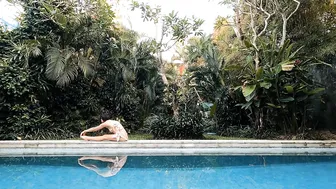 Intuitive Yoga Flow with Nature Sounds and Relaxing Music at Canggu Villa in Bali (Part 2/2) #5