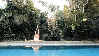 Intuitive Yoga Flow with Nature Sounds and Relaxing Music at Canggu Villa in Bali (Part 2/2) #6