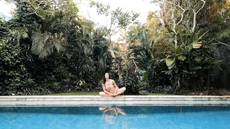 Intuitive Yoga Flow with Nature Sounds and Relaxing Music at Canggu Villa in Bali (Part 2/2) #7