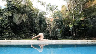 Intuitive Yoga Flow with Nature Sounds and Relaxing Music at Canggu Villa in Bali (Part 2/2) #9