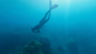 Snorkeling and Freediving in Amed, Bali - Lightening Strike in Summer Underwater Music Video