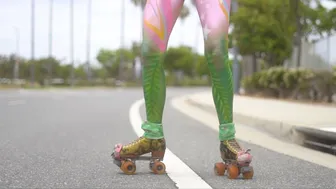 Roller Skate Superstar Body Painting