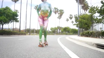 Roller Skate Superstar Body Painting #6