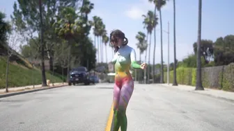 Roller Skate Superstar Body Painting #8