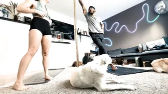 "Cruella" Yoga Flow with @justliketrev and the Dogs #10