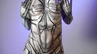 Wet Sketch Body Painting #10