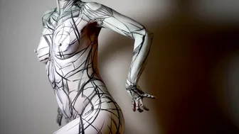 Wet Sketch Body Painting #7