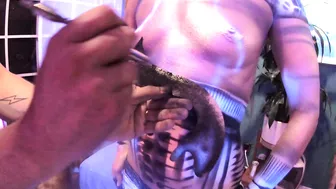 Teri Cyber Punk Body Painting #5