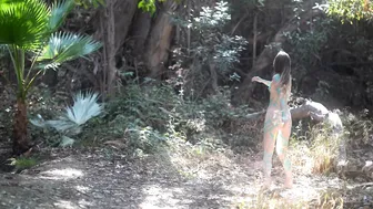 Body Painted Naked in Nature #10