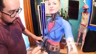 Veronika Cyberpunk body Painting #3