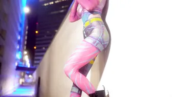 Cyberpunk Synthwave Body Paint #6