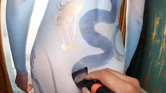 Chinese Dragon Body Painting #7