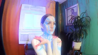 Stop Motion Timelapse Body Painting as an NFT #3