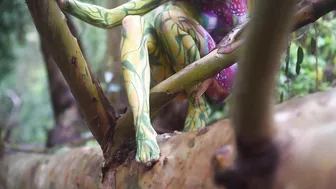 Body Painting Mushrooms on Sawyer Croft #7