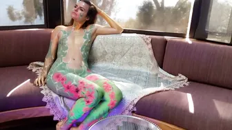 Loungin' Floral Body paint #5