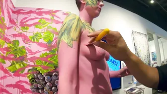 Roustan Gault Live Body Painting at Resin Hermosa Beach #5