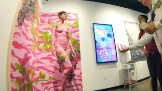 Roustan Gault Live Body Painting at Resin Hermosa Beach #8