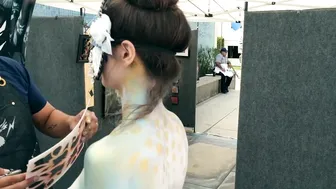 Manhattan Beach California Art Show- Met Lox Body Painting #2