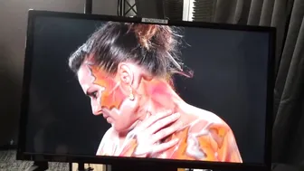 My Body Paintings for Snapchat's "Beauty Wow" Behind the Scenes #9