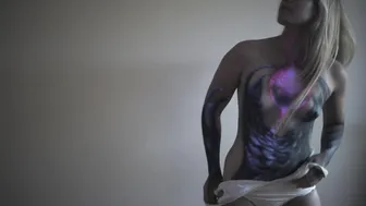 The Sea Inside Body Paint featuring Asher Monroe's Hurricane #10