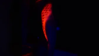 Black Light Cobra Body Painting #6