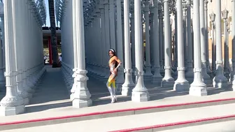 Exploring Los Angeles During the Shutdown with a Body Painted Model #8